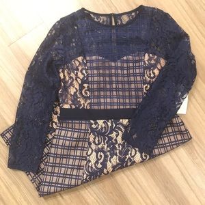 ASOS Little Mistress Petite Long Sleeve Dress